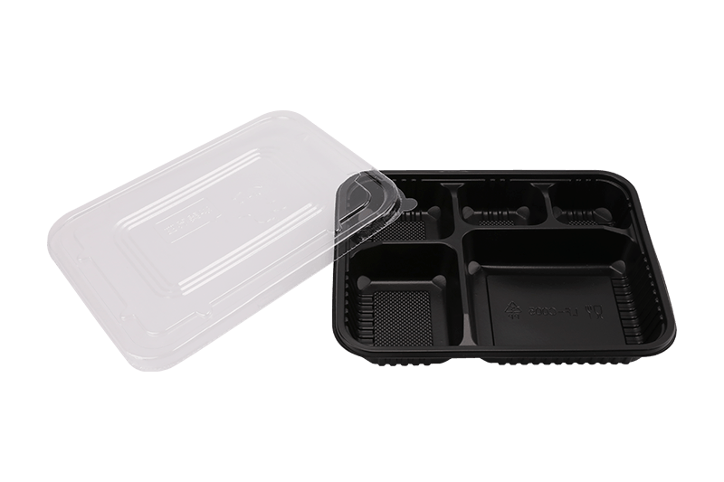 Milieuvriendelijke Black Five Grid-lunchbox