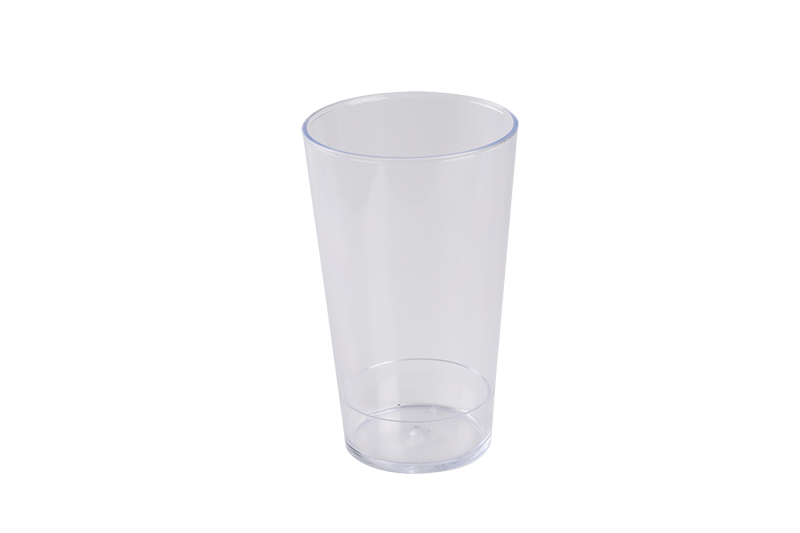 16.9oz glazen 500ml hoge wegwerp plastic drinkbeker